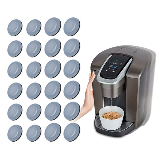 24Pcs Kitchen Appliance Sliders for Counter Adhesive Mute Sliding Tray Slide Pad