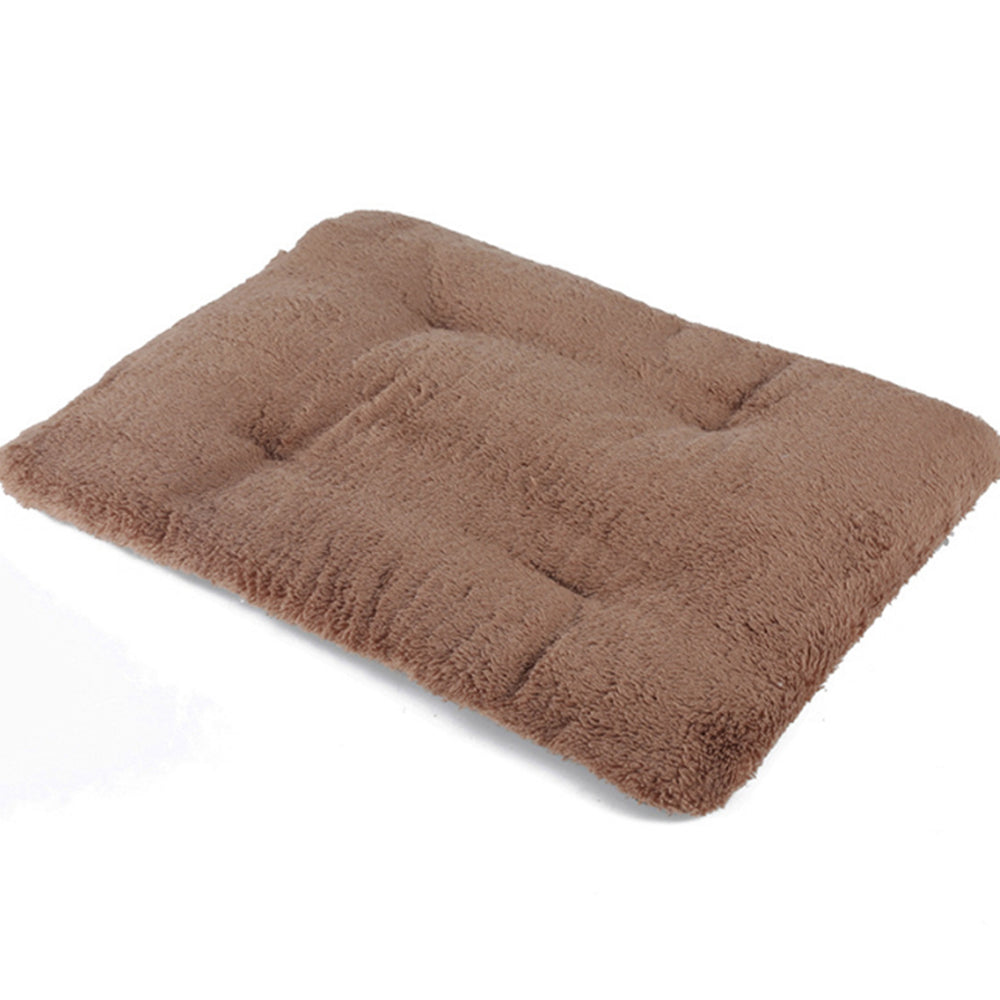 Self-Heating Pet Blanket Bed Pad Cat Dog Self-Warming Thermal Cushion Khaki XL