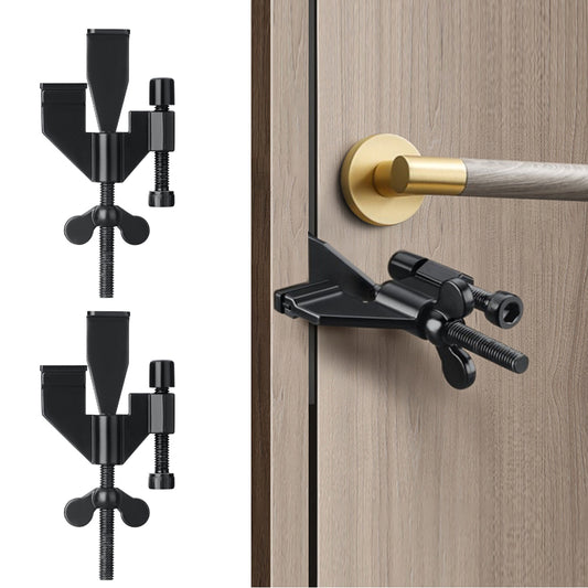 2Pcs Portable Door Lock Security Safety Lock for Travel Hotel Home Safe Lock