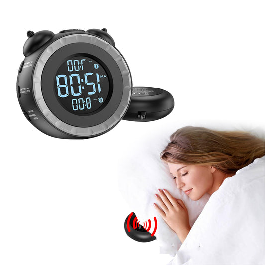 Loud Alarm Clock with Bed Shaker Vibrating Alarm Clock for Heavy Sleepers