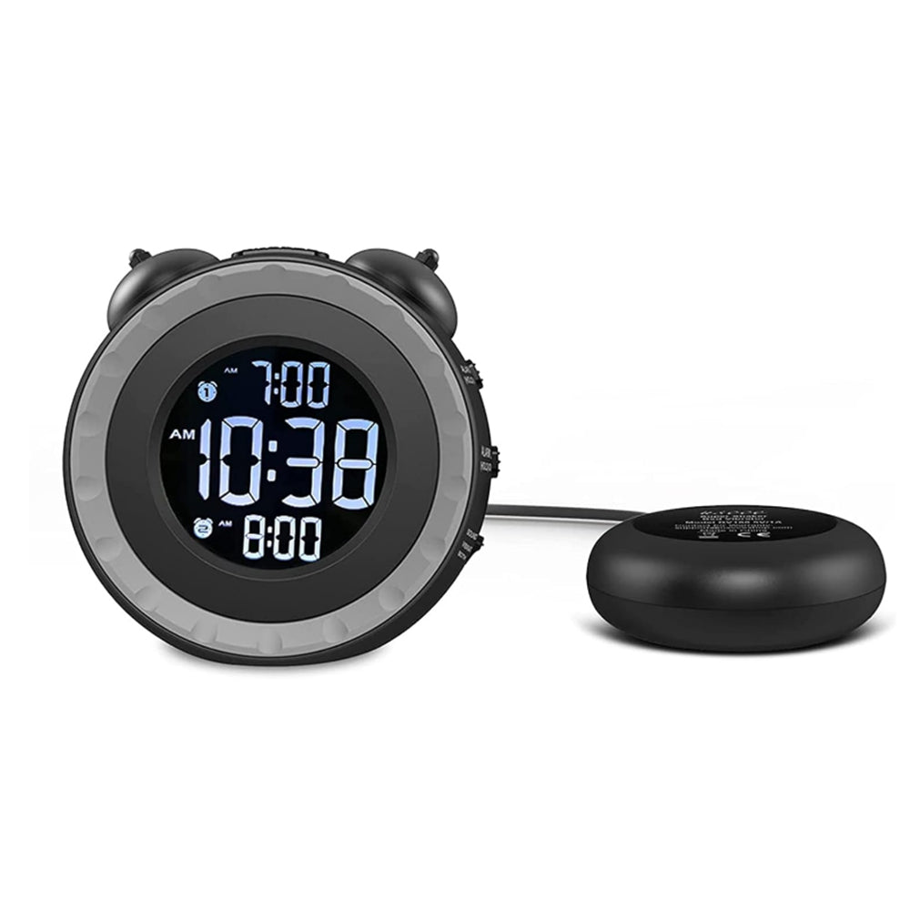 Loud Alarm Clock with Bed Shaker Vibrating Alarm Clock for Heavy Sleepers