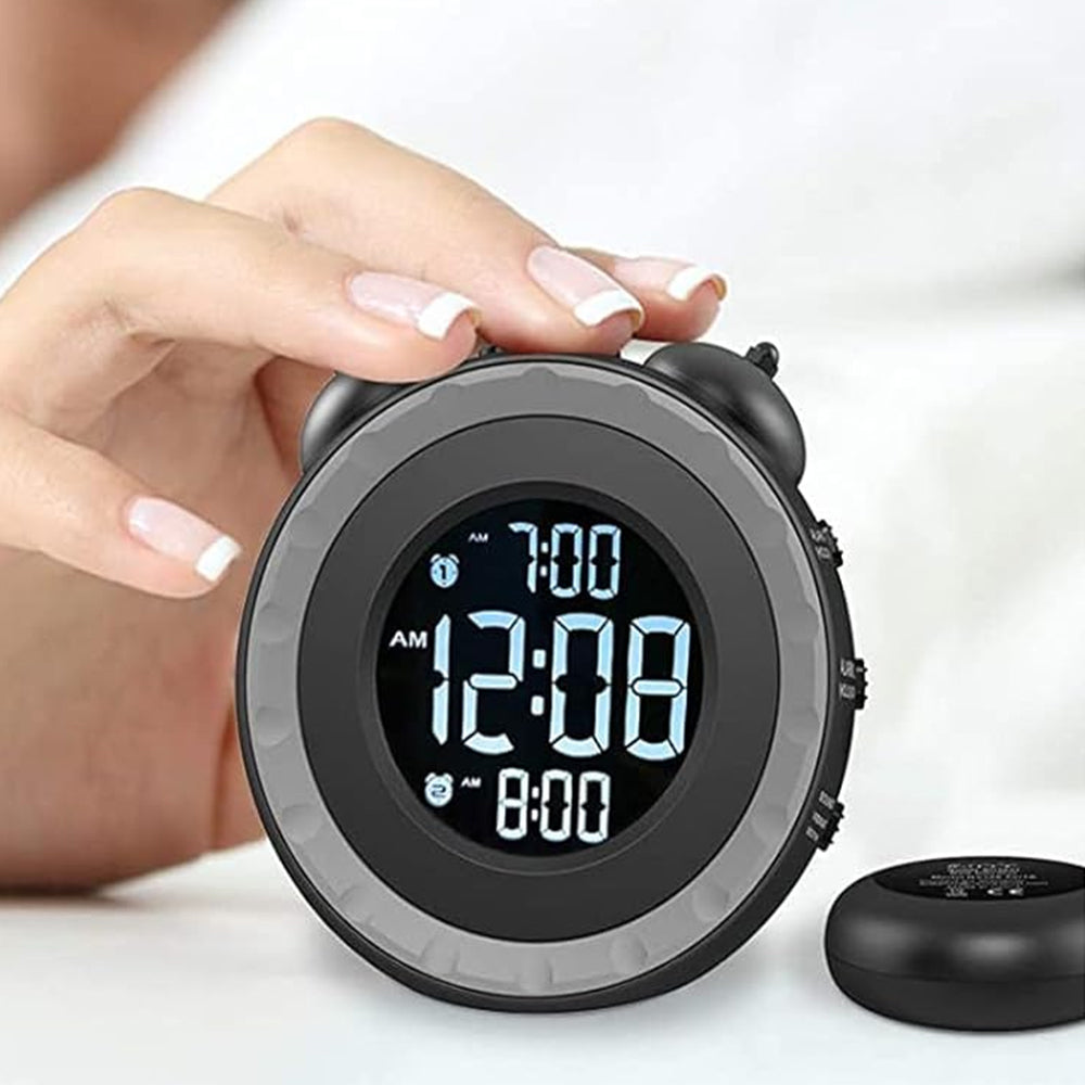 Loud Alarm Clock with Bed Shaker Vibrating Alarm Clock for Heavy Sleepers