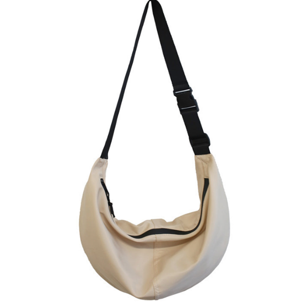 Shoulder Strap Crossbody Bag Hobo Armpit Chest Bag Small Dumpling Bag Khaki