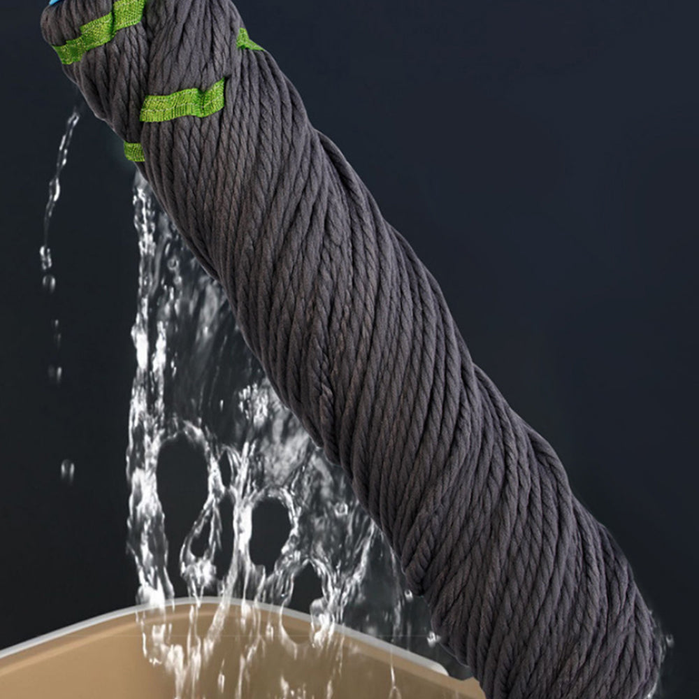 Twist Mop Fibre Spinning Self Wringing Mop with a Replacement Head Grey