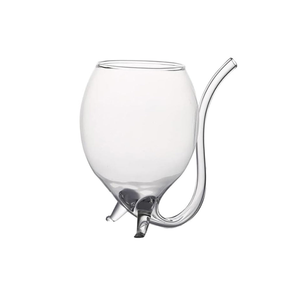 Port Sippers Glass Hand Blown Bulb-Shape Sippers Liqueur Glass for Drinking