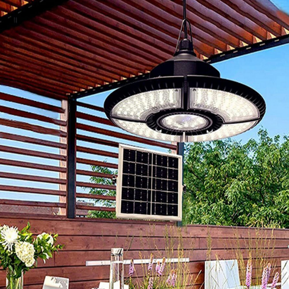 136 LED Solar Ceiling Pendant Light Daytime Hanging Garage Shed Tent Garden Lamp