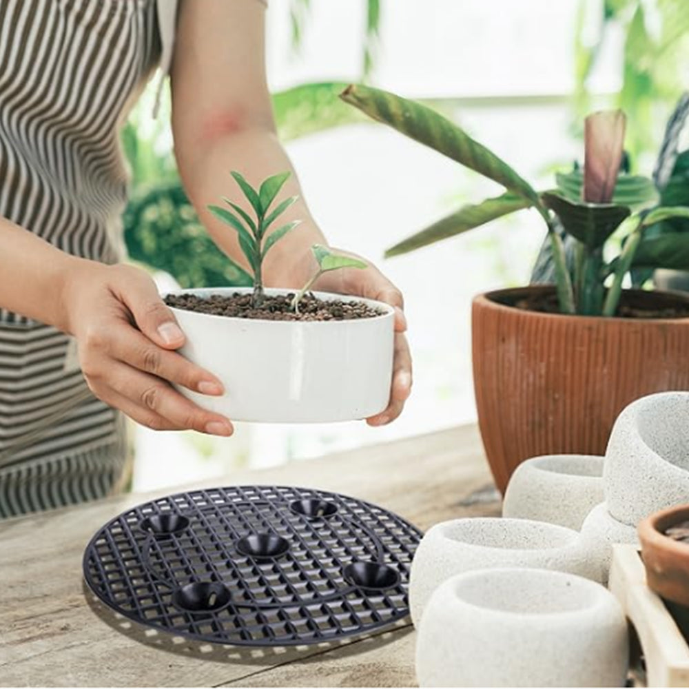 10Pcs Plant Level Pot Elevator Plant Pot Saucer for Garden Patio Potted Plant
