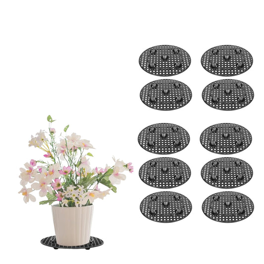 10Pcs Plant Level Pot Elevator Plant Pot Saucer for Garden Patio Potted Plant