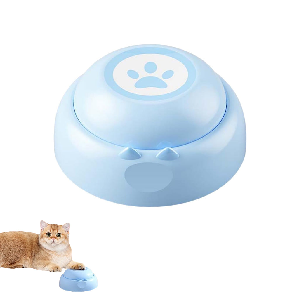 Pet Communication Button Toy Recordable Speaking Button for Pet Training Blue