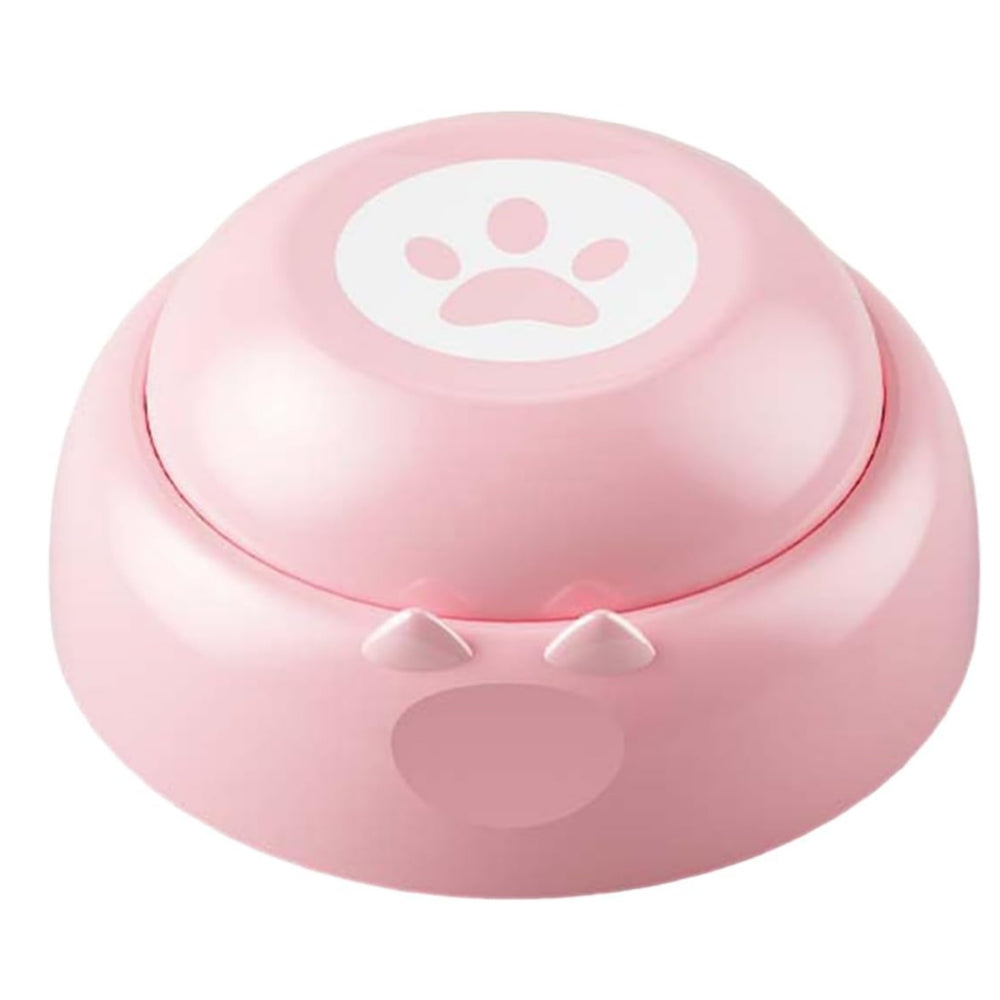 Pet Communication Button Toy Recordable Speaking Button for Pet Training Pink