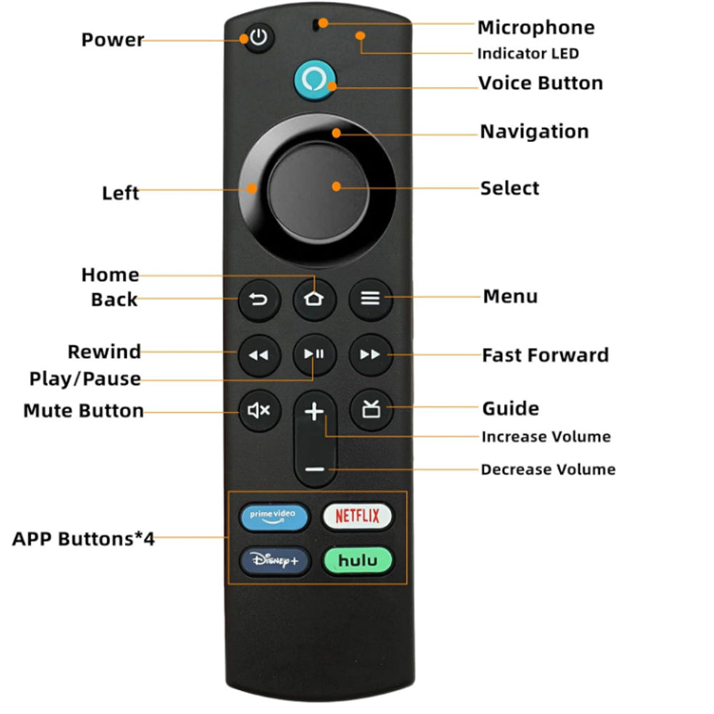 Original Fire Stick Remote with Voice for L5B83G Amazon Fire Stick 4K Max