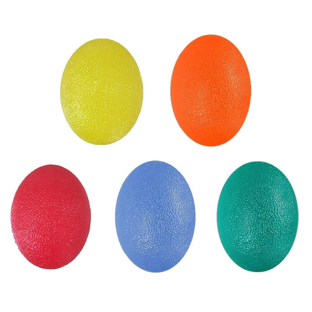 5Pcs Equipment Ball for Wrist Rehab Stress Relief Strength Trainer Hand Grip