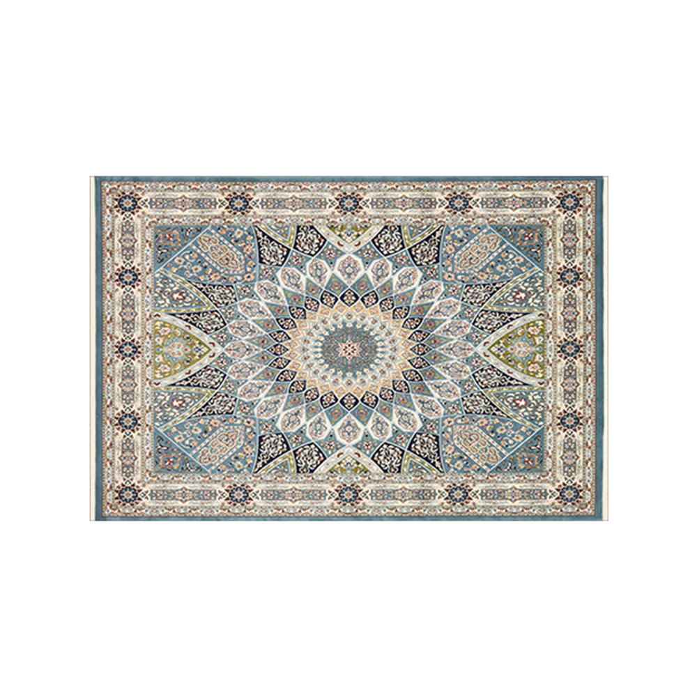 120x160cm Rectangle Modern Area Rug Bedroom Living Room Kitchen Floor Mat Blue