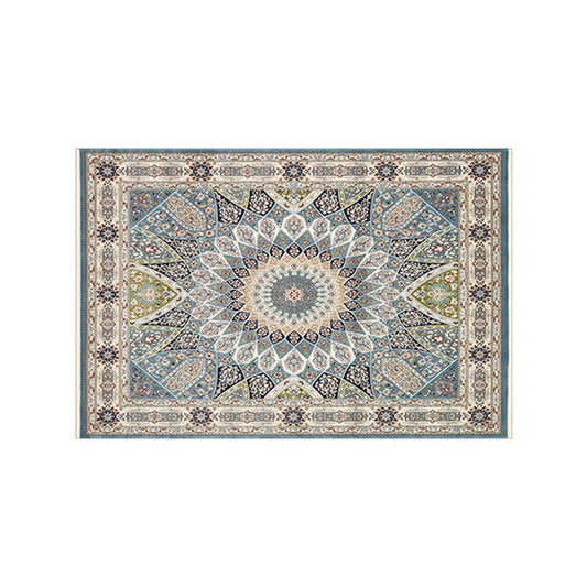 120x160cm Rectangle Modern Area Rug Bedroom Living Room Kitchen Floor Mat Blue