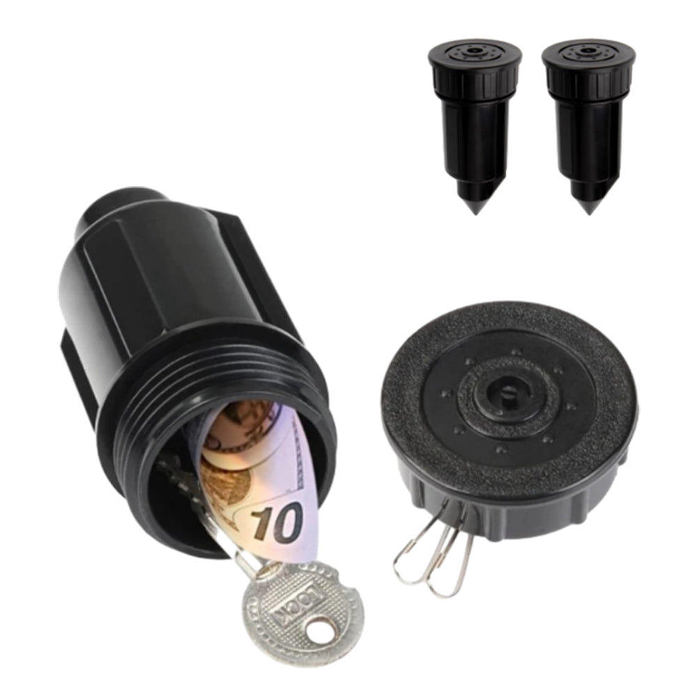 2Pcs Hide Compartment Spare Key Fake Sprinkler Secret Hidden Container Storage