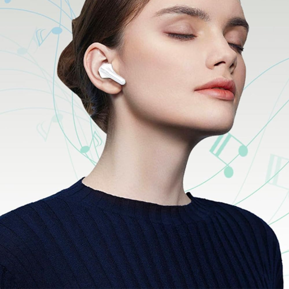 2Pcs Smart LCD Touch Screen Bluetooth Headset ANC Wireless Headphone Earbud