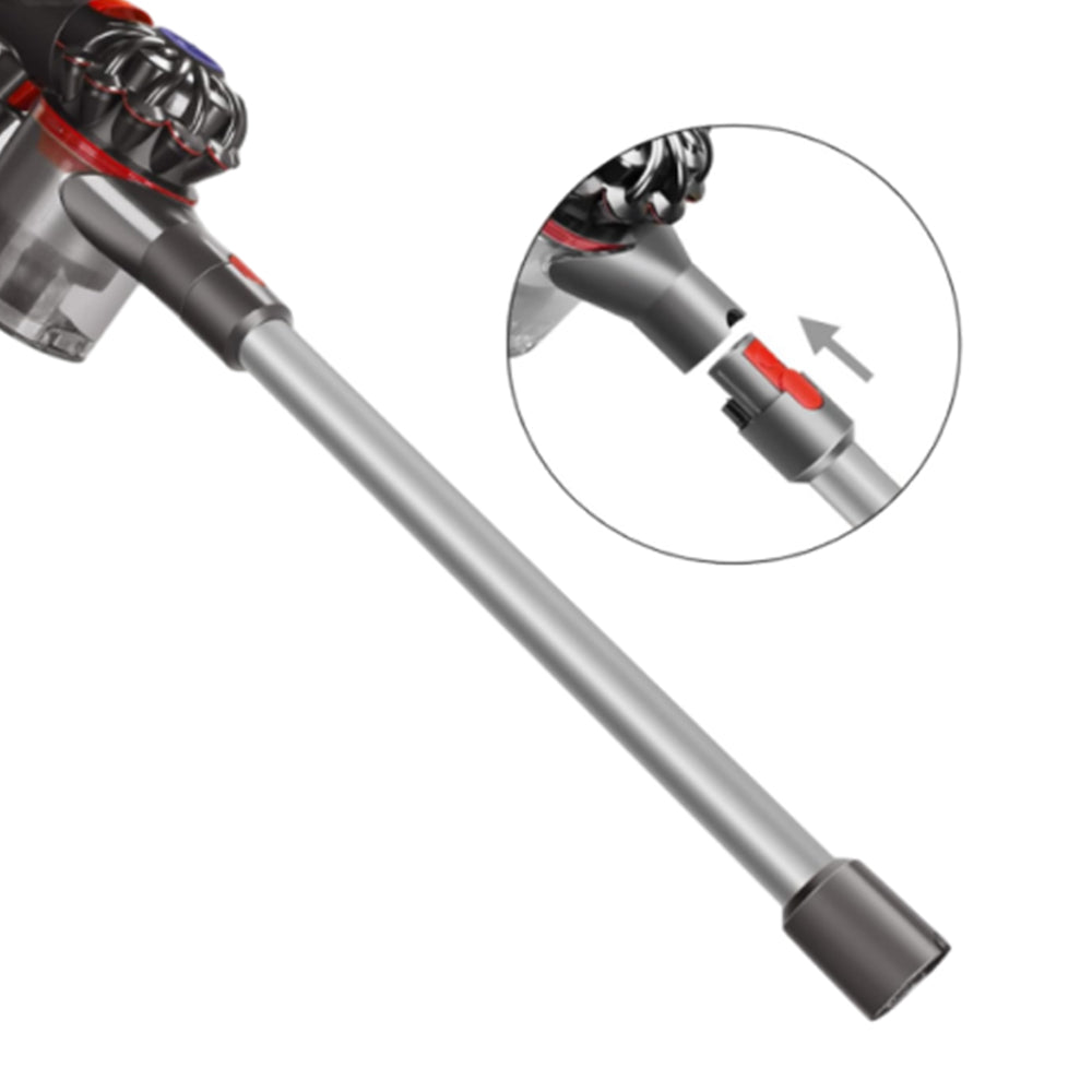 Tube Extension Wand for DysonV7 V8 V10 V11 Vacuum Cleaner Quick Release Grey