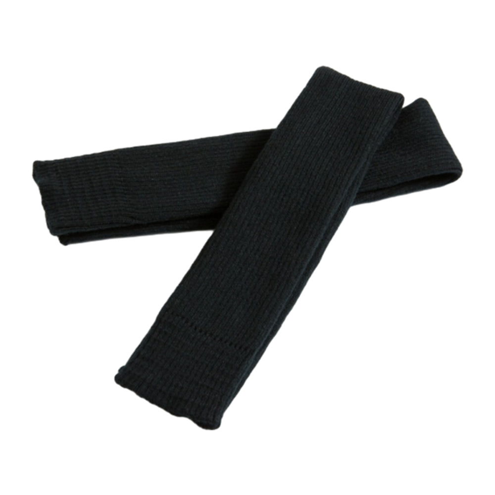 Women Knitted Boot Socks Over Knee Thigh High Stocking Leg Warmers Black