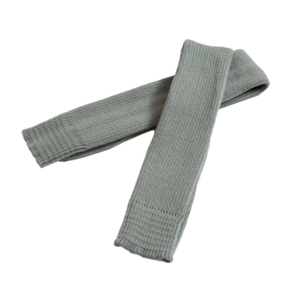 Women Knitted Boot Socks Over Knee Thigh High Stocking Leg Warmers Light Grey
