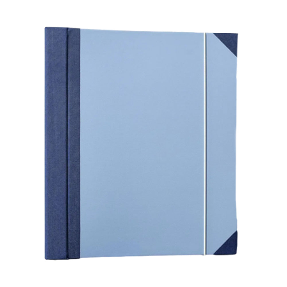 In Case I Go Missing Binder Folio Document Organizer Expanding File Folder Blue