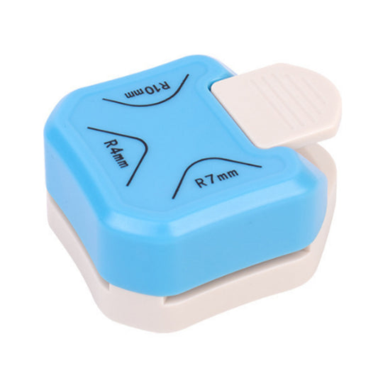 3-in-1 Corner Rounder Craft Paper Puncher Hole Punch Scrapbooking Cutter Blue