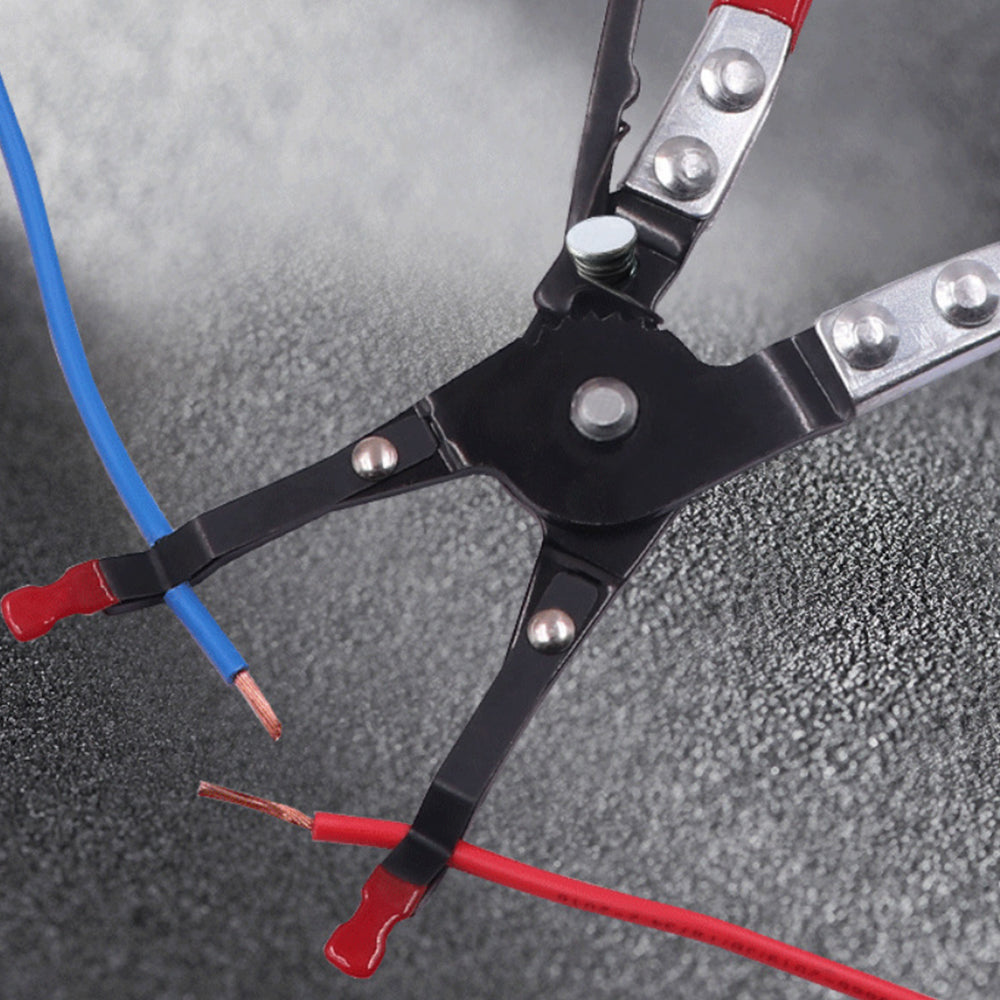 2Pcs 2 Wire Welding Clamp Hold Solder 245mm Soldering Aid Steel Plier