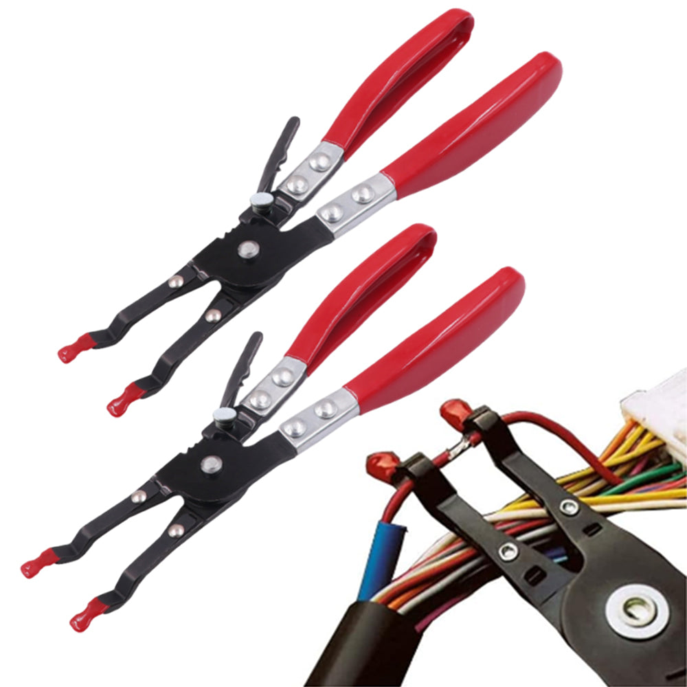 2Pcs 2 Wire Welding Clamp Hold Solder 245mm Soldering Aid Steel Plier
