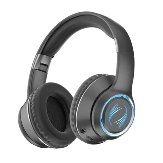 Wireless Bluetooth Headphone Noise Cancelling Stereo Over-Ear Earphones Black