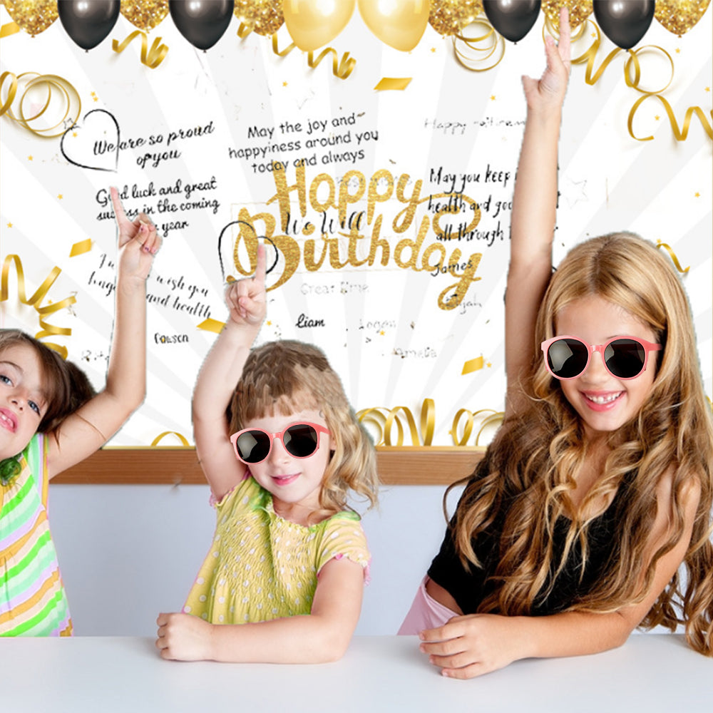 Jumbo Birthday Card Giant Guest Book Big Happy Birthday Card for Party