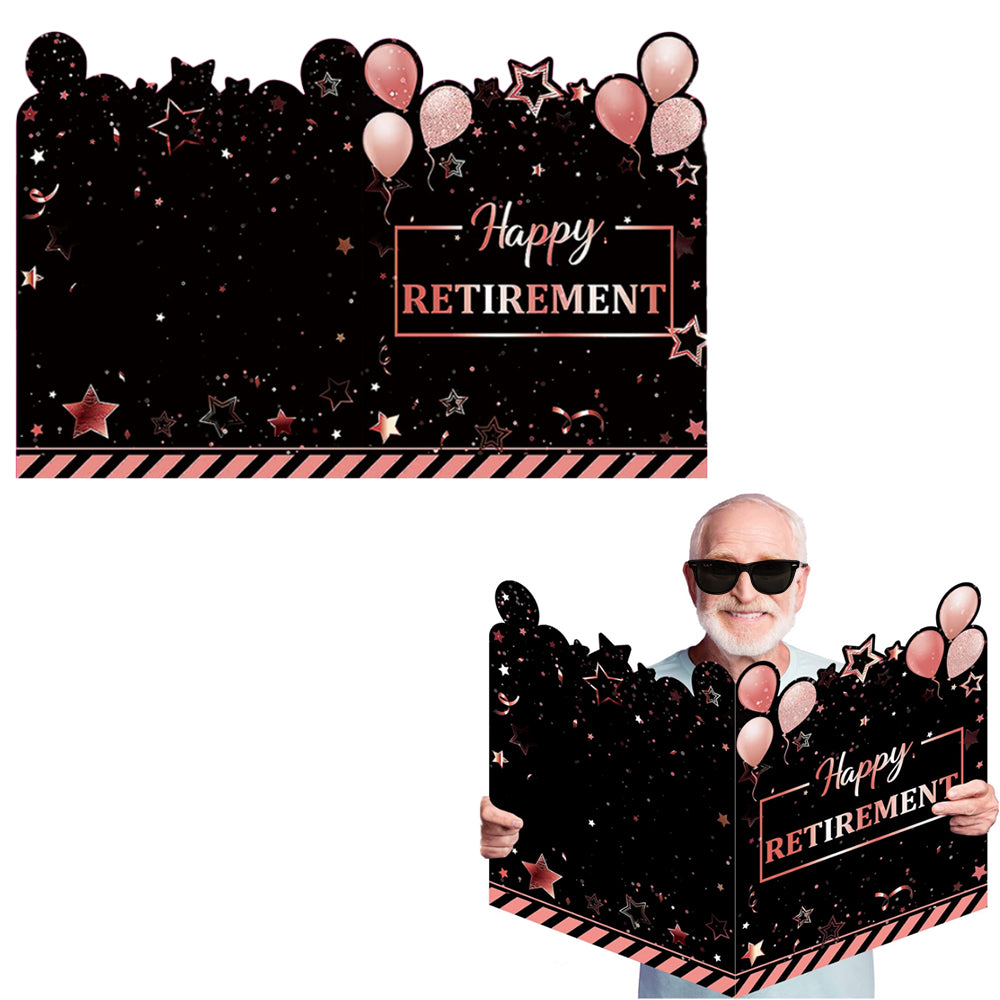 Jumbo Retirement Card Giant Farewell Guest Book Big Happy Retirement Card