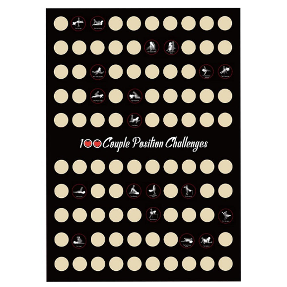 100 Scratch off Date Night Ideas Couples Games Bedroom Scratch off Poster