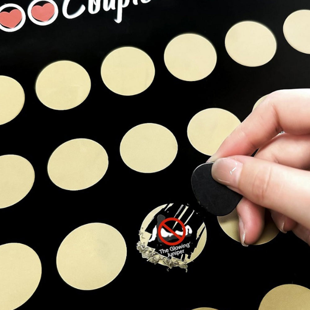 2Pcs 100 Scratch off Date Night Ideas Couples Games Bedroom Scratch off Poster