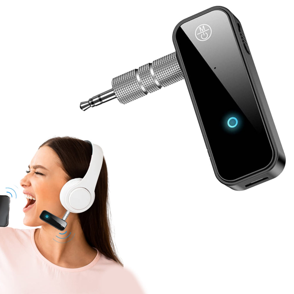 Bluetooth 5.0 Transmitter Receiver Audio Adapter 3.5mm AUX Wireless Adapter