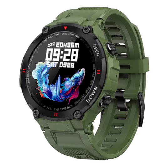 Bluetooth Smart Watch Fitness Tracker Blood Pressure Heart Rate Monitor Green