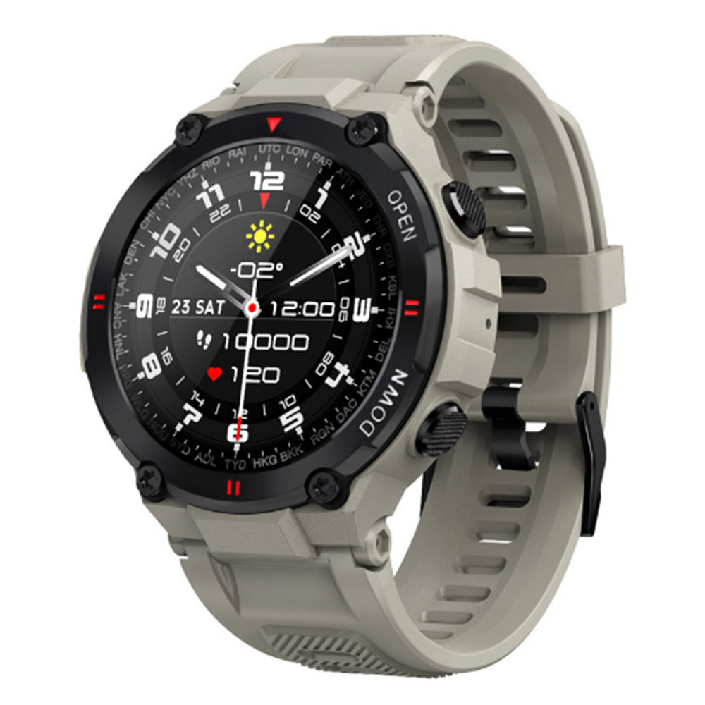 Bluetooth Smart Watch Fitness Tracker Blood Pressure Heart Rate Monitor Grey