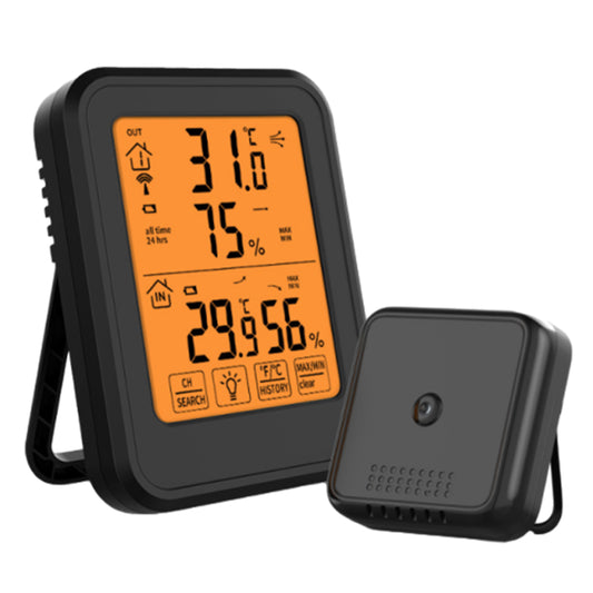 Digital Thermometer Humidity Meter Room Temperature LCD Hygrometer Gauge Black