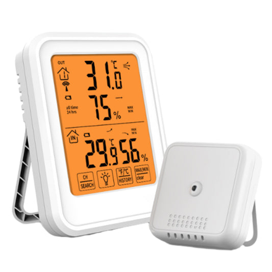 Digital Thermometer Humidity Meter Room Temperature LCD Hygrometer Gauge White