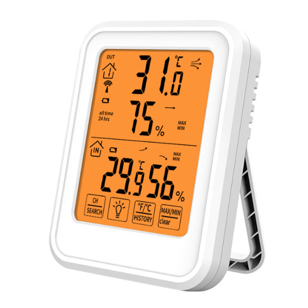 Digital Thermometer Humidity Meter Room Temperature LCD Hygrometer Gauge White