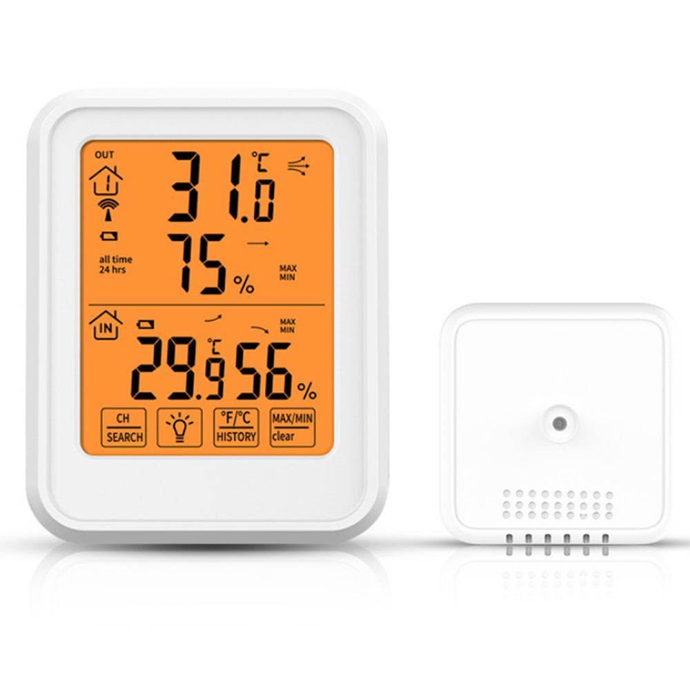 Digital Thermometer Humidity Meter Room Temperature LCD Hygrometer Gauge White