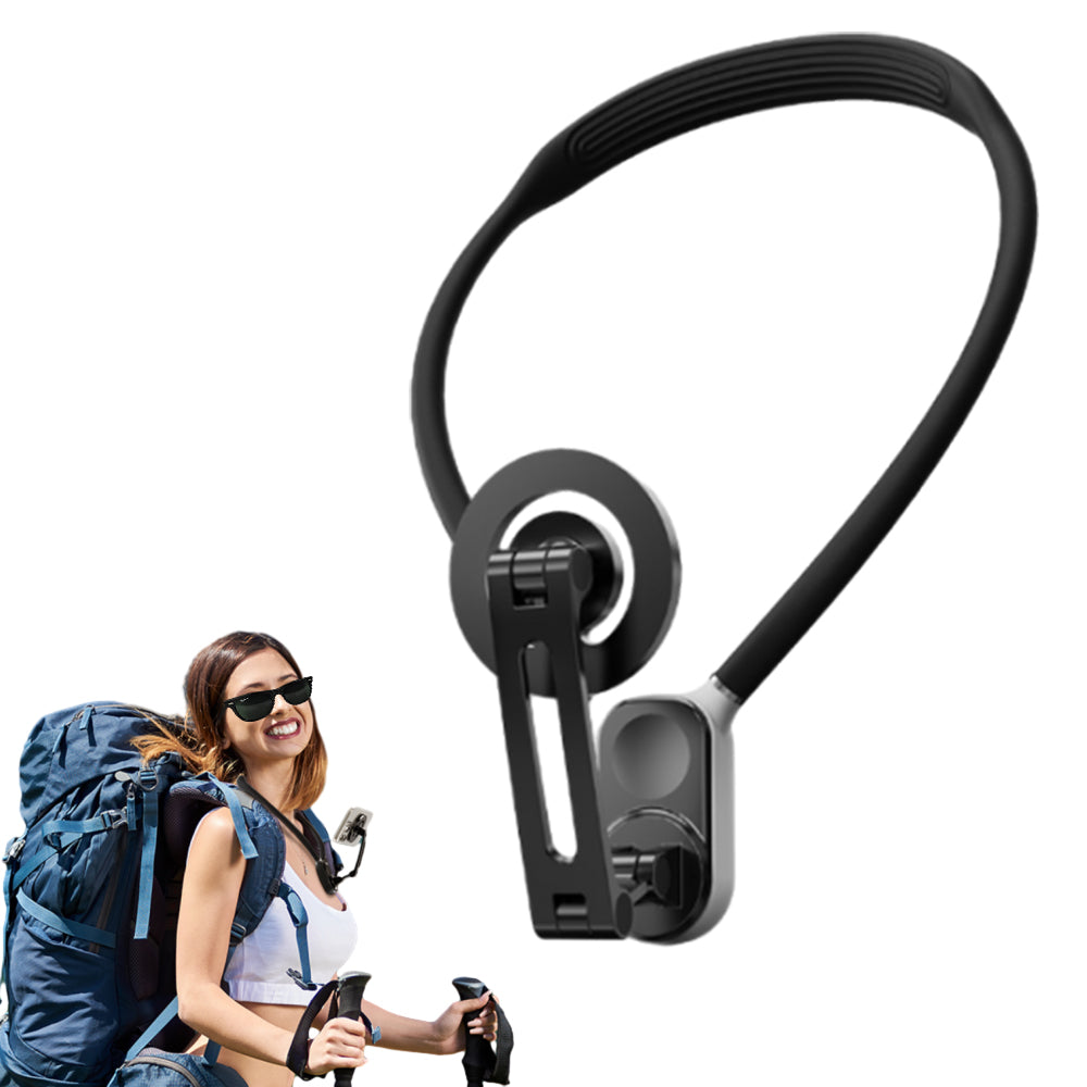 Magnetic Neck Holder Mount Hand Free Phone Holder Quick Release for GoPro