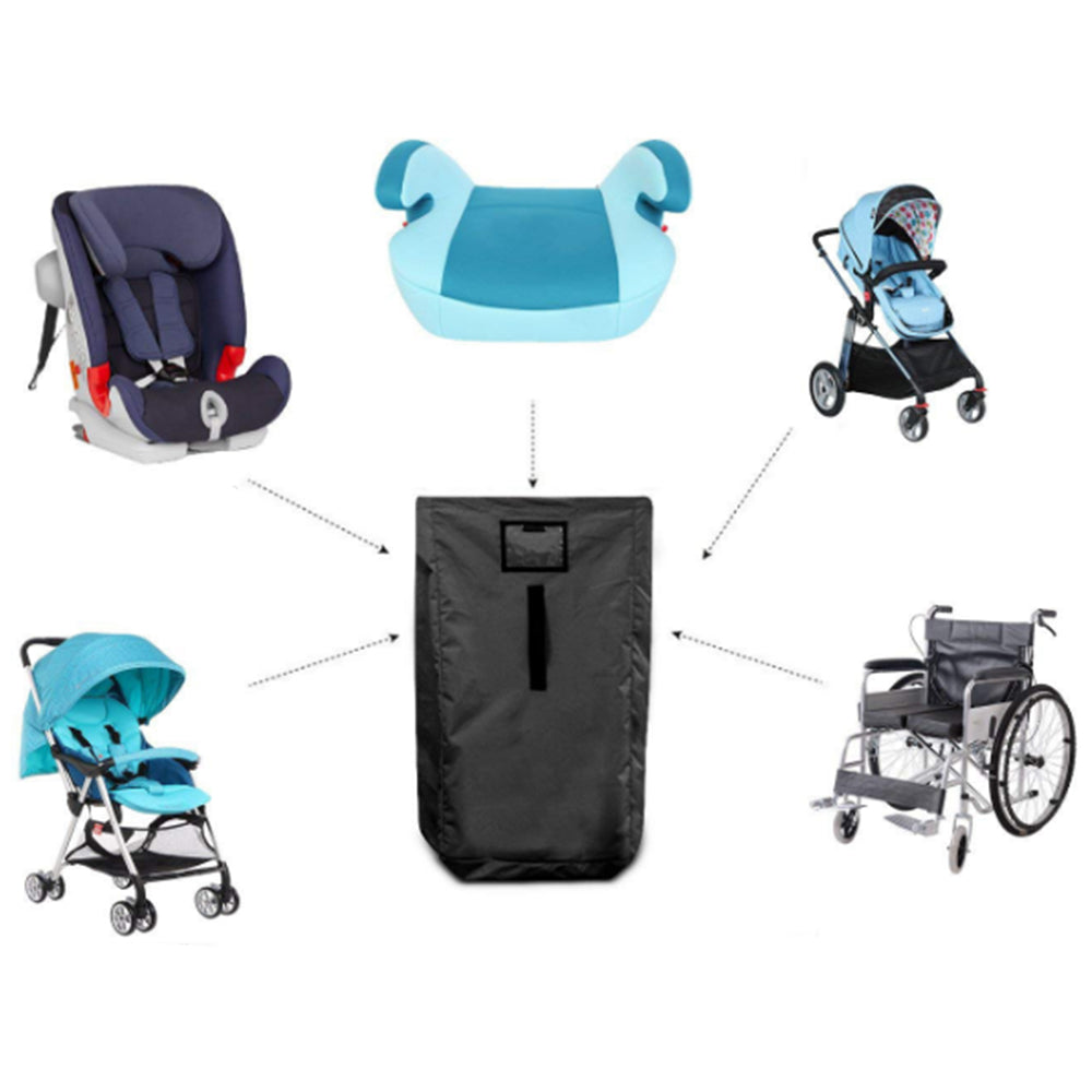Car Seat Travel Bag Stroller Bag Airplane Gate Check Carrier Bag Padded Straps