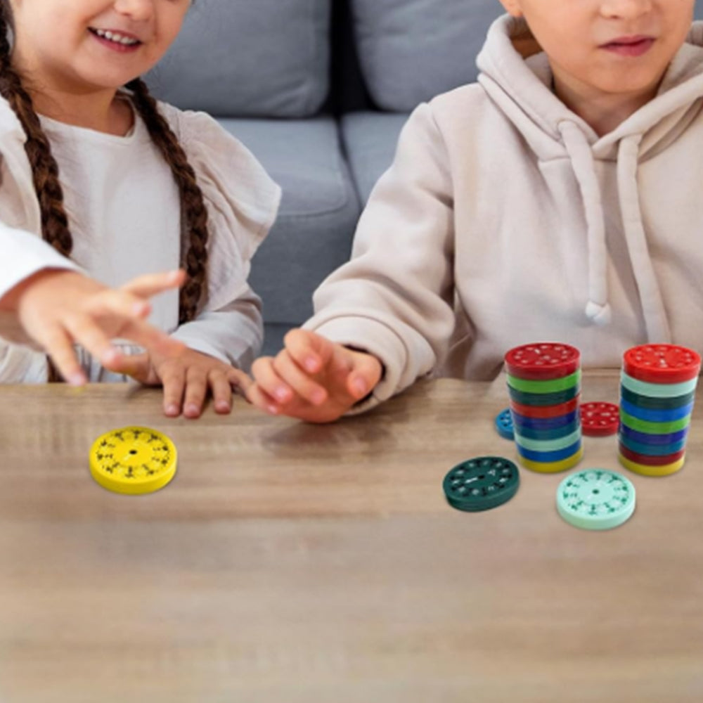 9Pcs Math Facts Fidget Spinners Multiplication Division Educational Game
