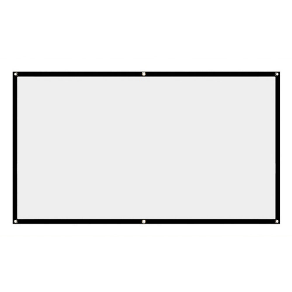 12 Inch 16:9 HD Foldable Projector Screen Portable Outdoor Home Movie Cinema