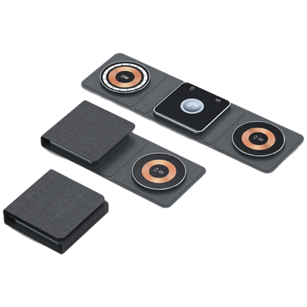 3 in 1 Foldable Wireless Charger Fast Charging Dock for iPhone iWatch Airpods