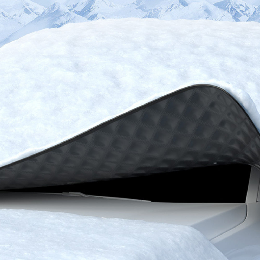 Car Windshield Snow Cover Sun Shade Protector Dust Frost Shield with 12 Magnets