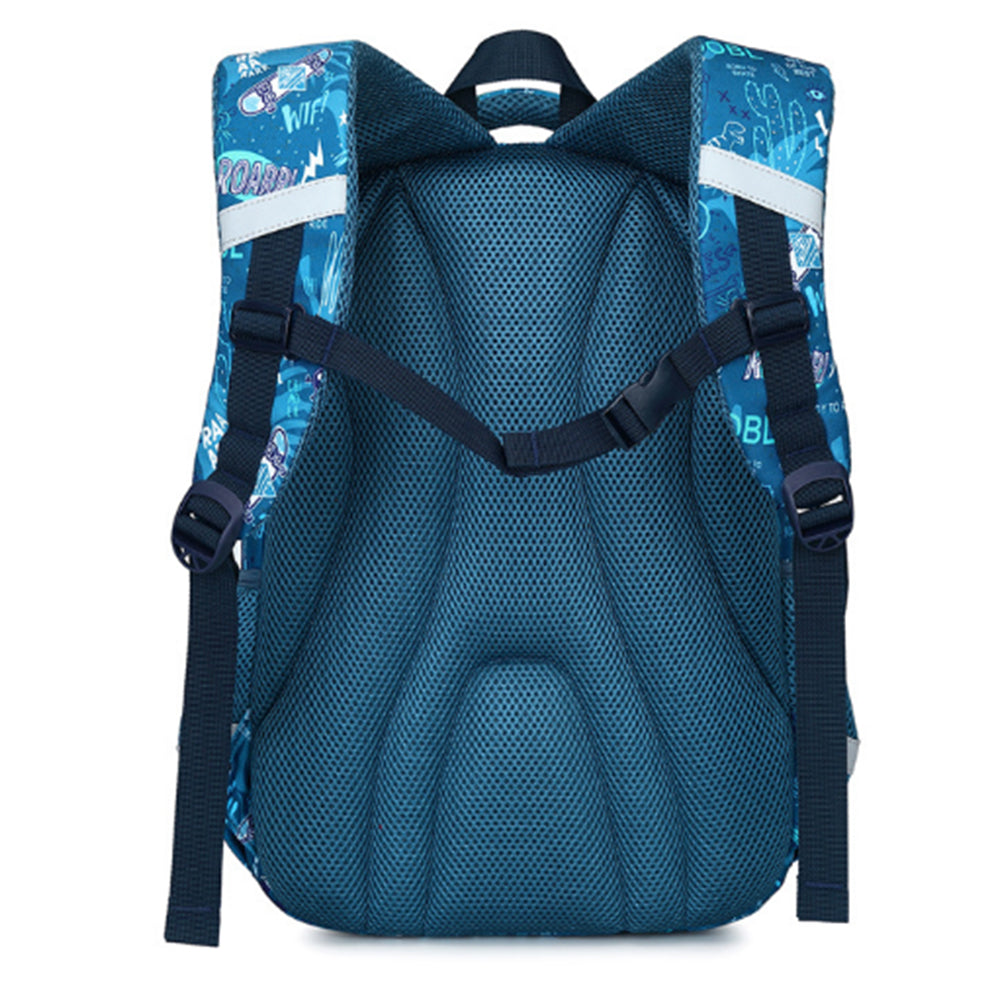 3Pcs Kids Backpack Set with Pencil Case and Insulated Lunch Bag Green Dinosaur