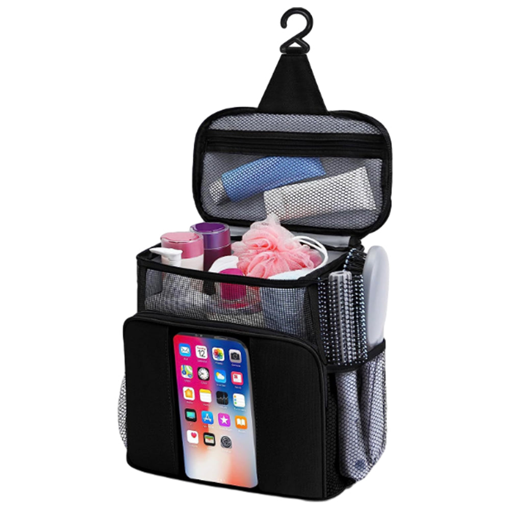 Large Capacity Hanging Makeup Cosmetic Bag Travel Storage Toiletry Bag Black