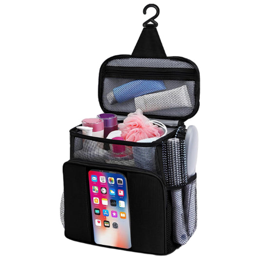 Large Capacity Hanging Makeup Cosmetic Bag Travel Storage Toiletry Bag Black