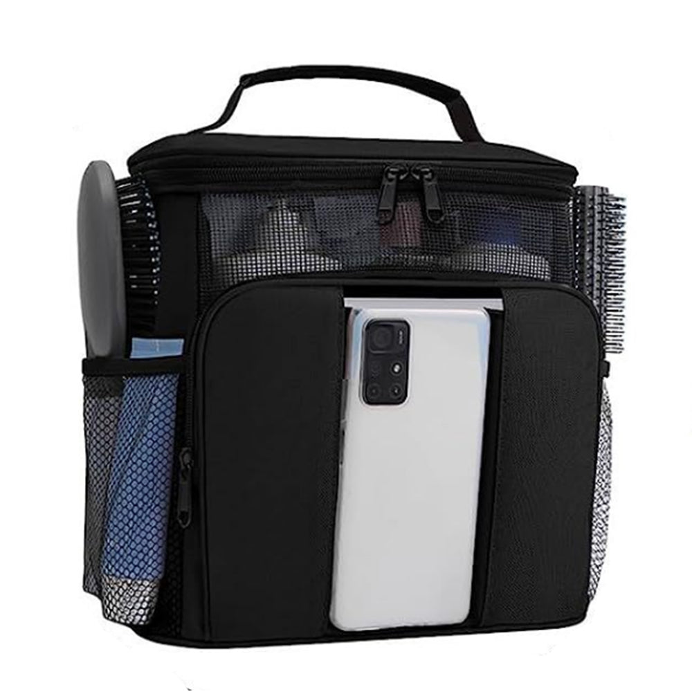 Large Capacity Hanging Makeup Cosmetic Bag Travel Storage Toiletry Bag Black