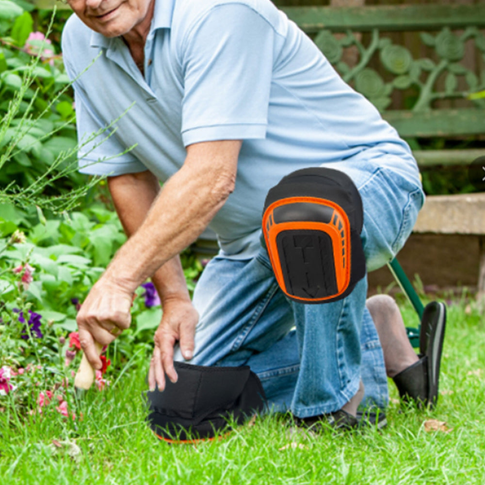 Work Knee Pads Heavy Duty Knee Insert Foam Pads with Silicone Gel Padding L